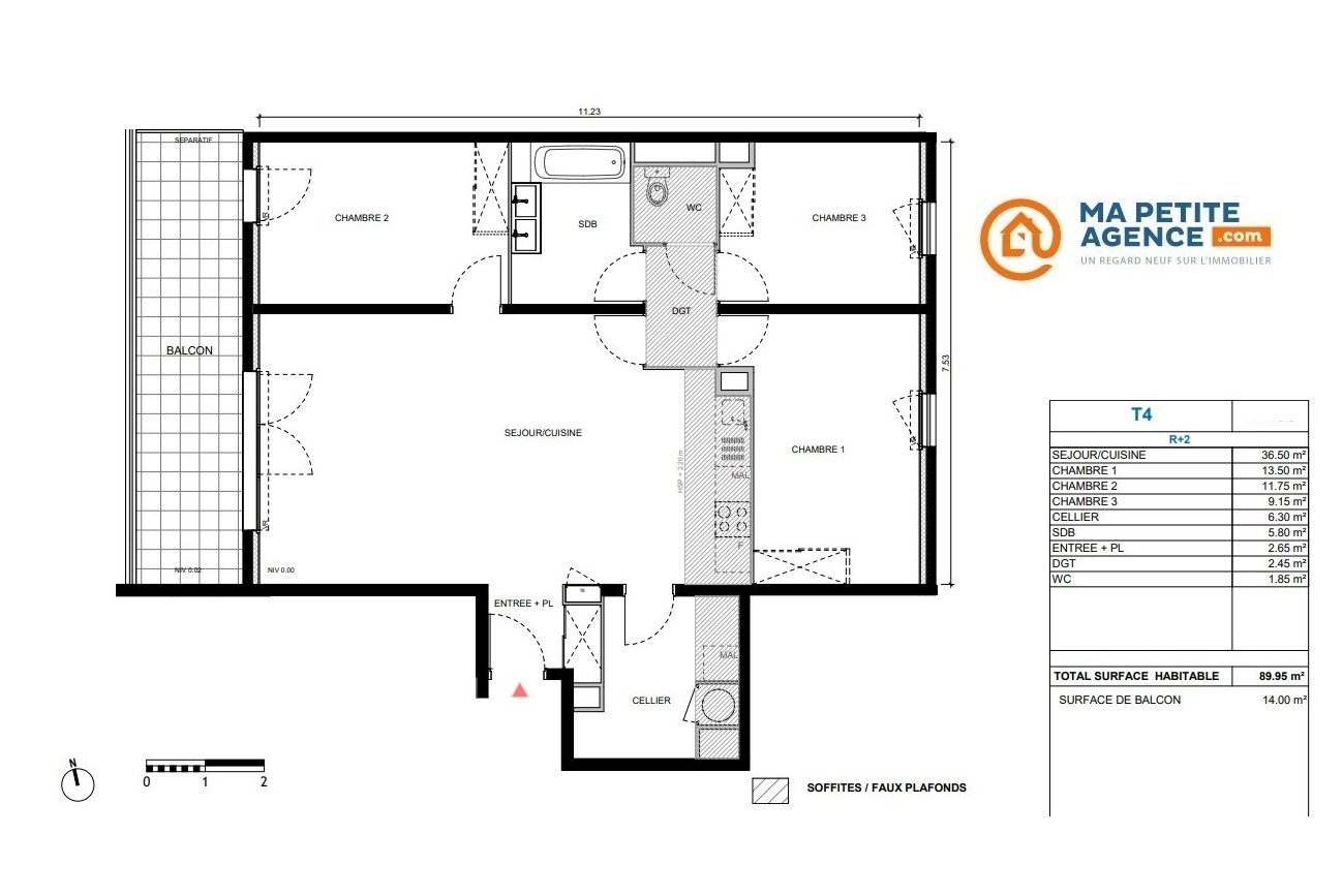 Appartement à vendre à ARLES 89 m² 243 800 &euro; | Ma Petite Agence