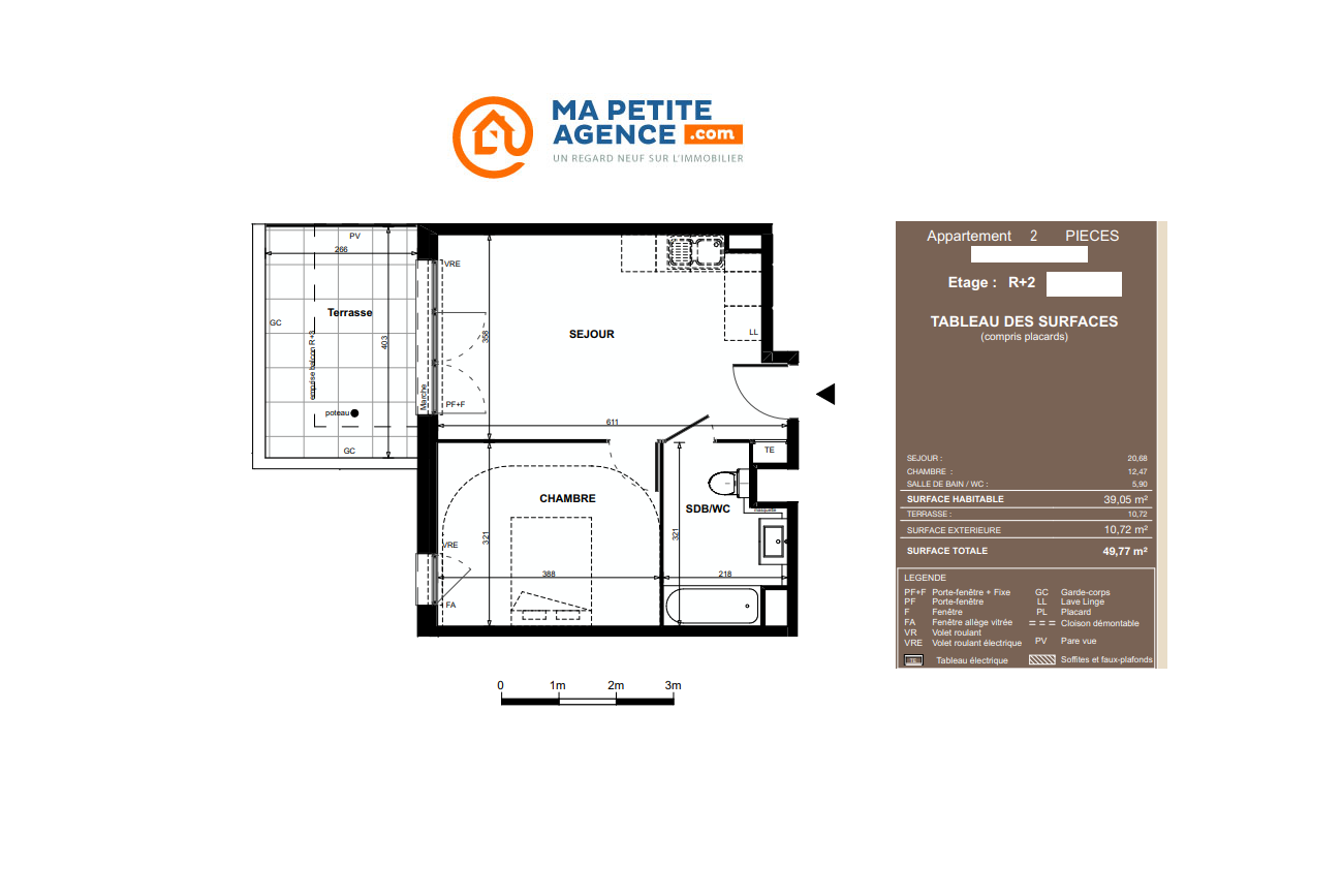 Appartement à vendre à Colomiers 39 m² 180 200 € | Ma Petite Agence