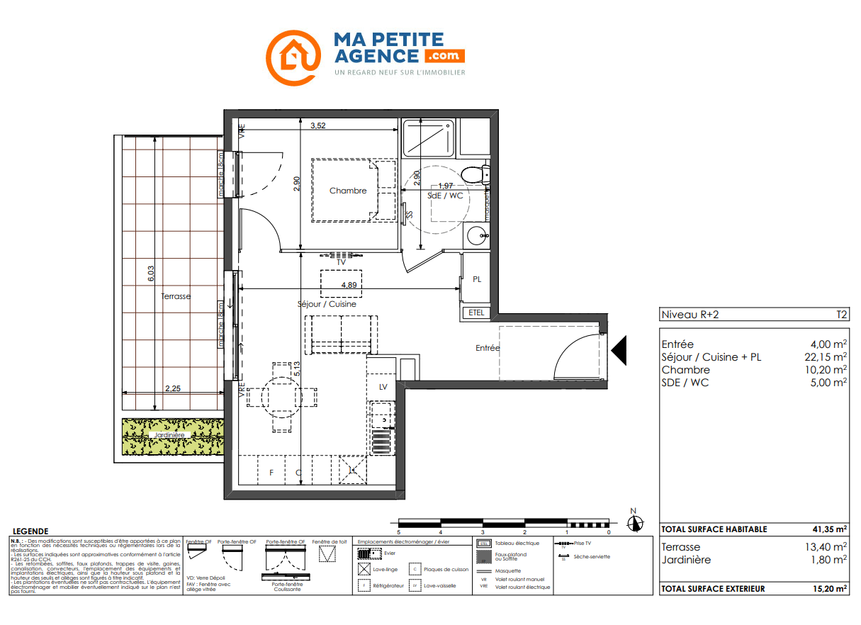 Appartement à vendre à Sète 50 m² 259 900 &euro; | Ma Petite Agence
