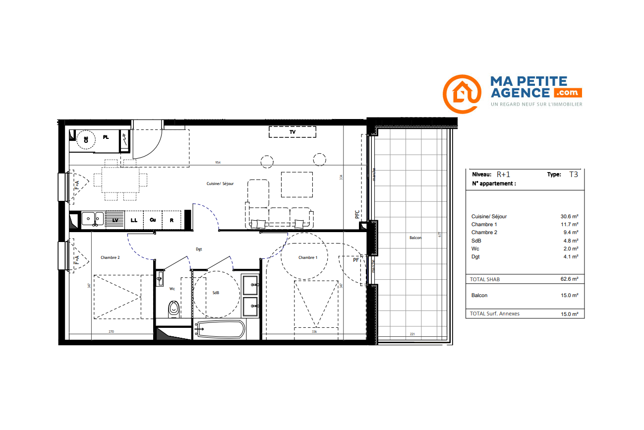 Appartement à vendre à Grau-du-Roi 62 m² 411 000 € | Ma Petite Agence