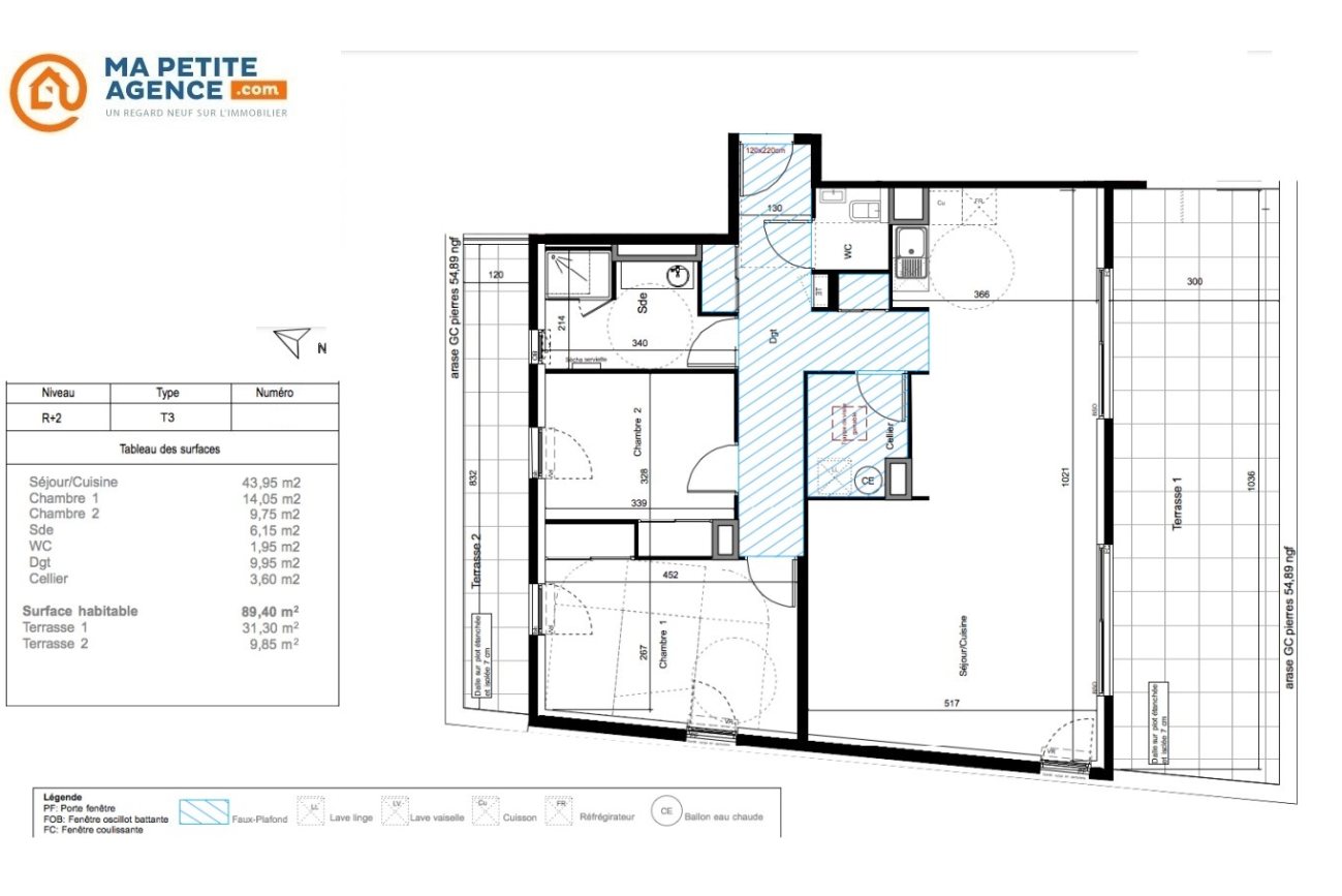 Appartement à vendre à Castries 89 m² 540 000 € | Ma Petite Agence