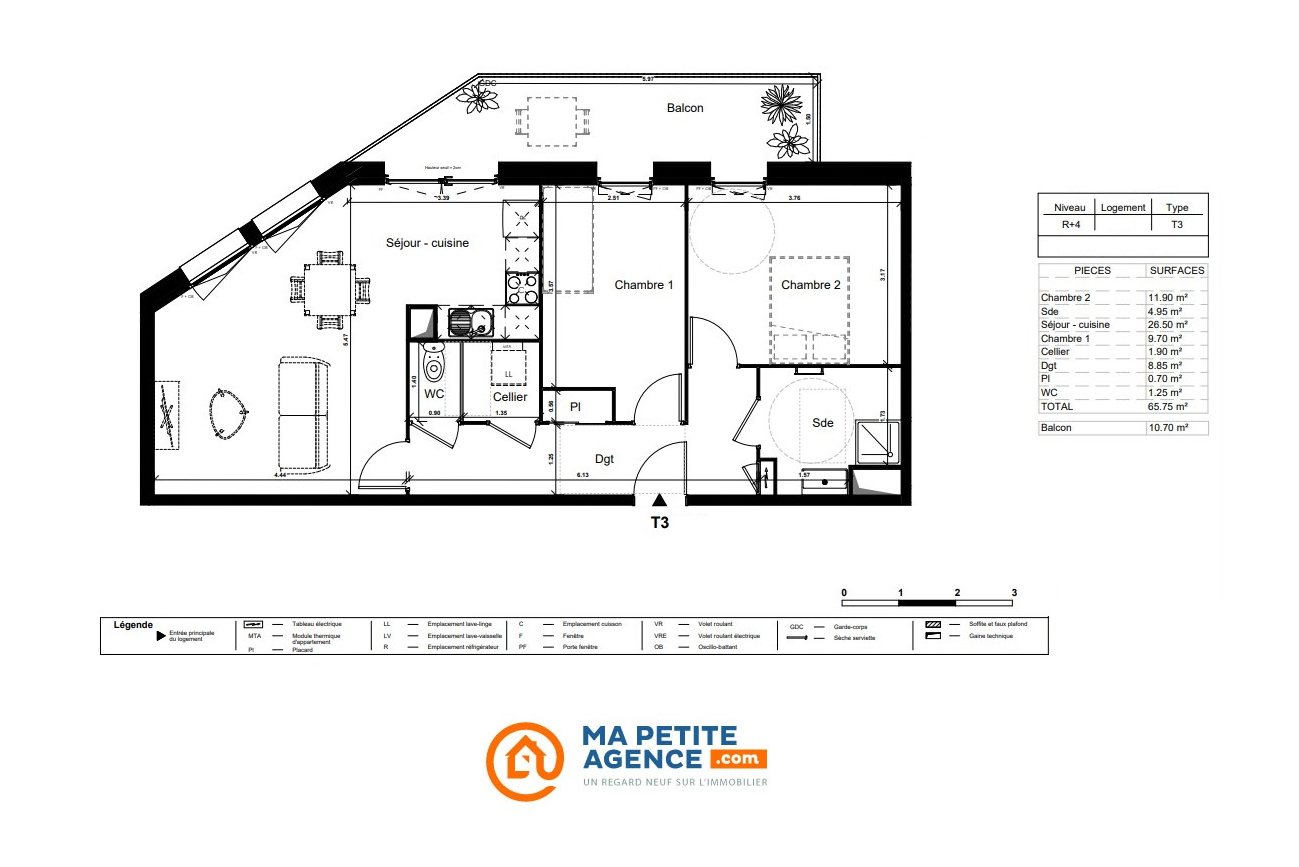 Appartement à vendre à Dunkerque 65 m² 275 000 € | Ma Petite Agence