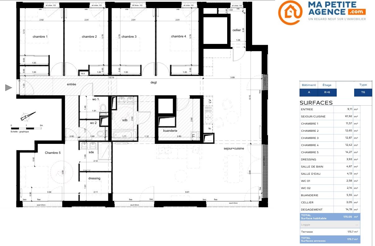 Appartement à vendre à ANNECY 175 m² 1 200 000 &euro; | Ma Petite Agence