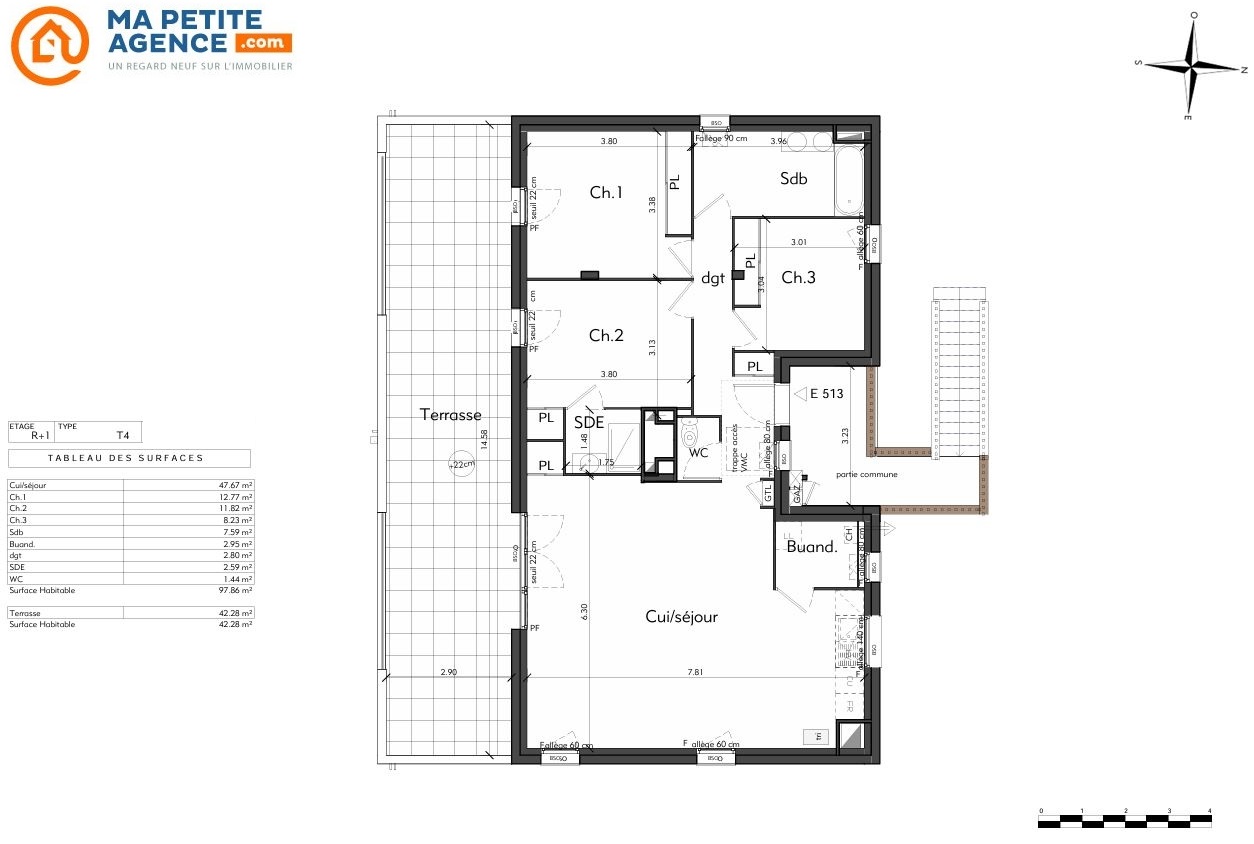 Appartement à vendre à Anglet 100 m² 852 700 € | Ma Petite Agence