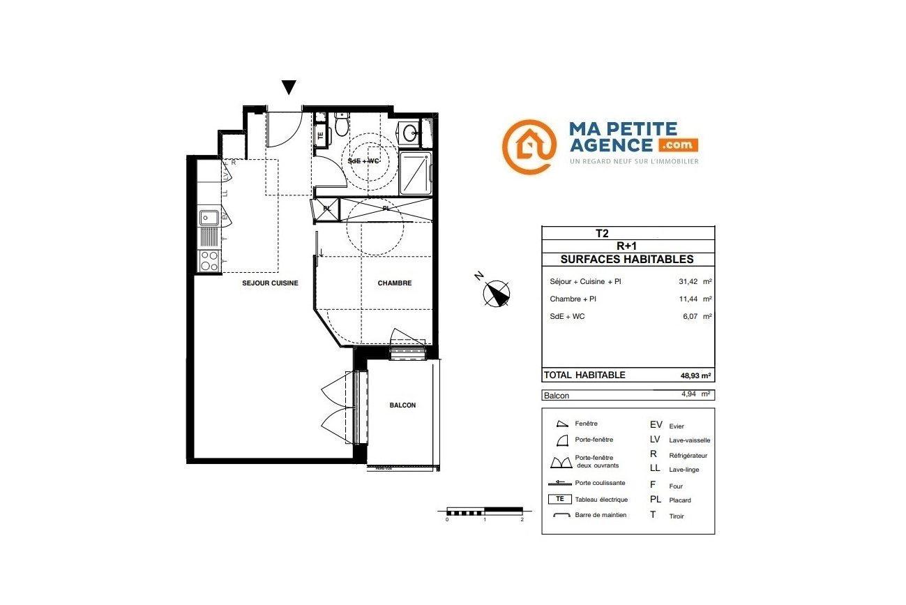Appartement à vendre à Dax 49 m² 194 090 € | Ma Petite Agence