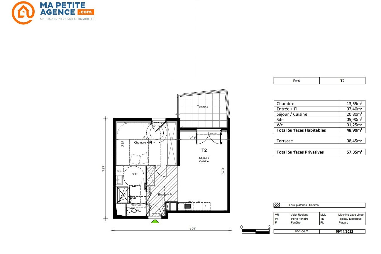 Appartement à vendre à Sète 49 m² 227 500 € | Ma Petite Agence