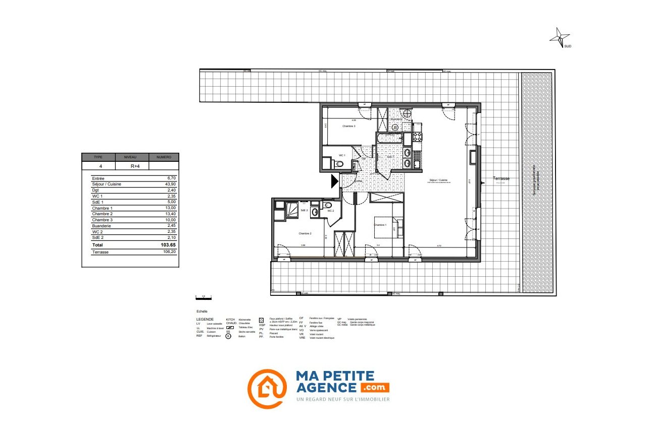 Appartement à vendre à Biscarrosse 104 m² 654 000 € | Ma Petite Agence