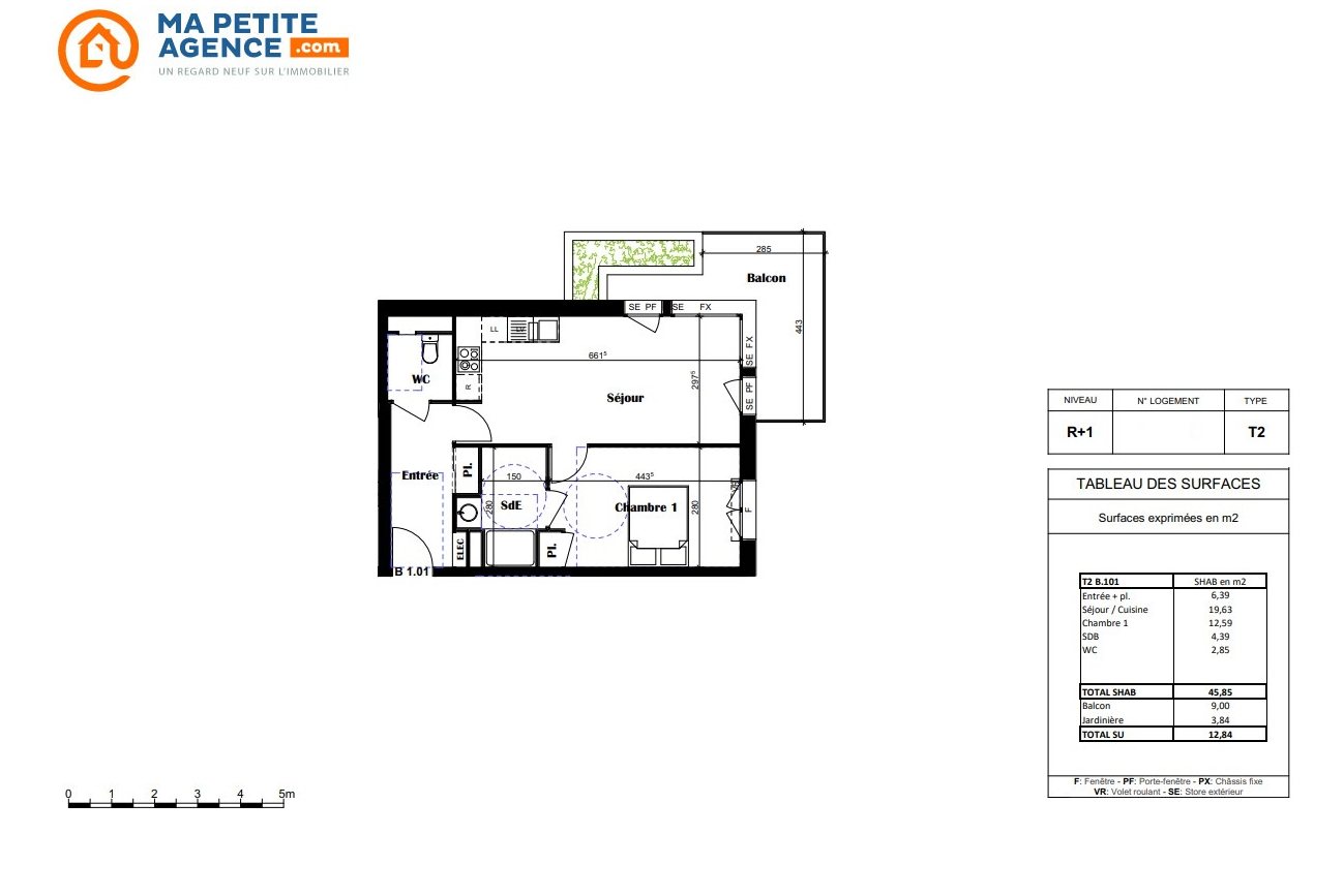 Appartement à vendre à Chambray-lès-Tours 45 m² 207 000 € | Ma Petite Agence