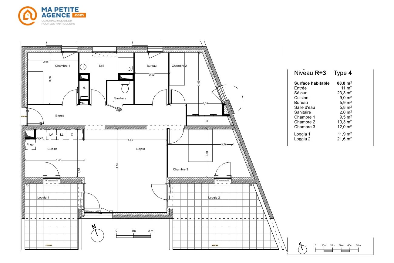 Appartement à vendre à Avignon 88 m² 307 000 € | Ma Petite Agence