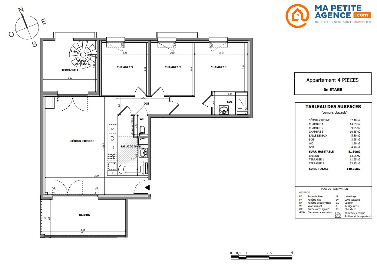 Appartement à vendre à MONTPELLIER 82 m² 383 053 € | Ma Petite Agence