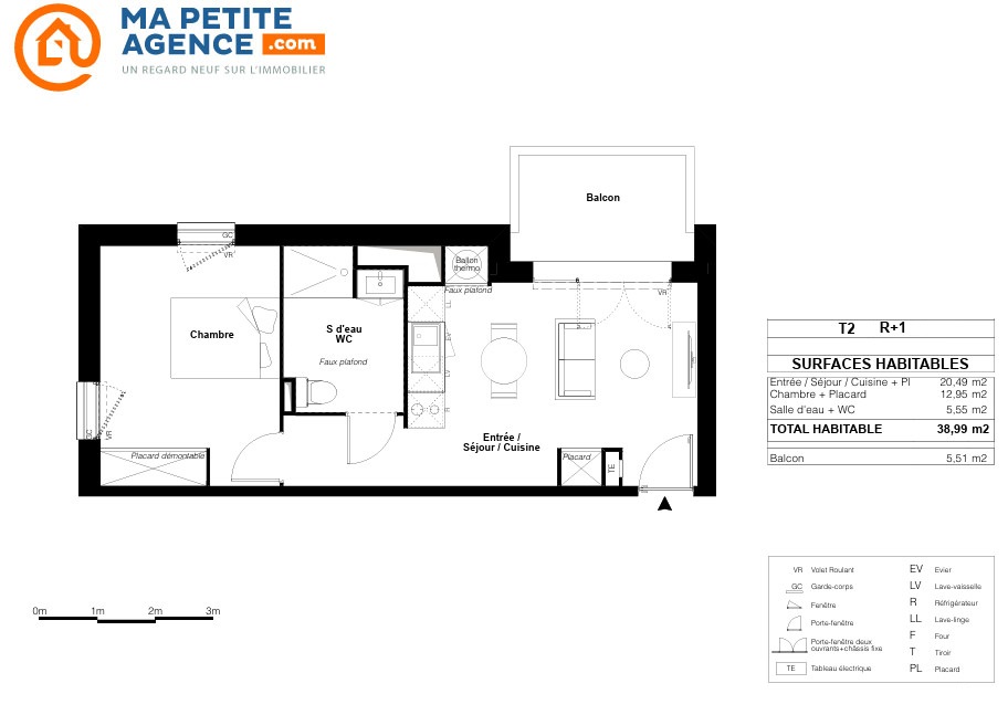 Appartement à vendre à Toulouse 39 m² 225 900 € | Ma Petite Agence