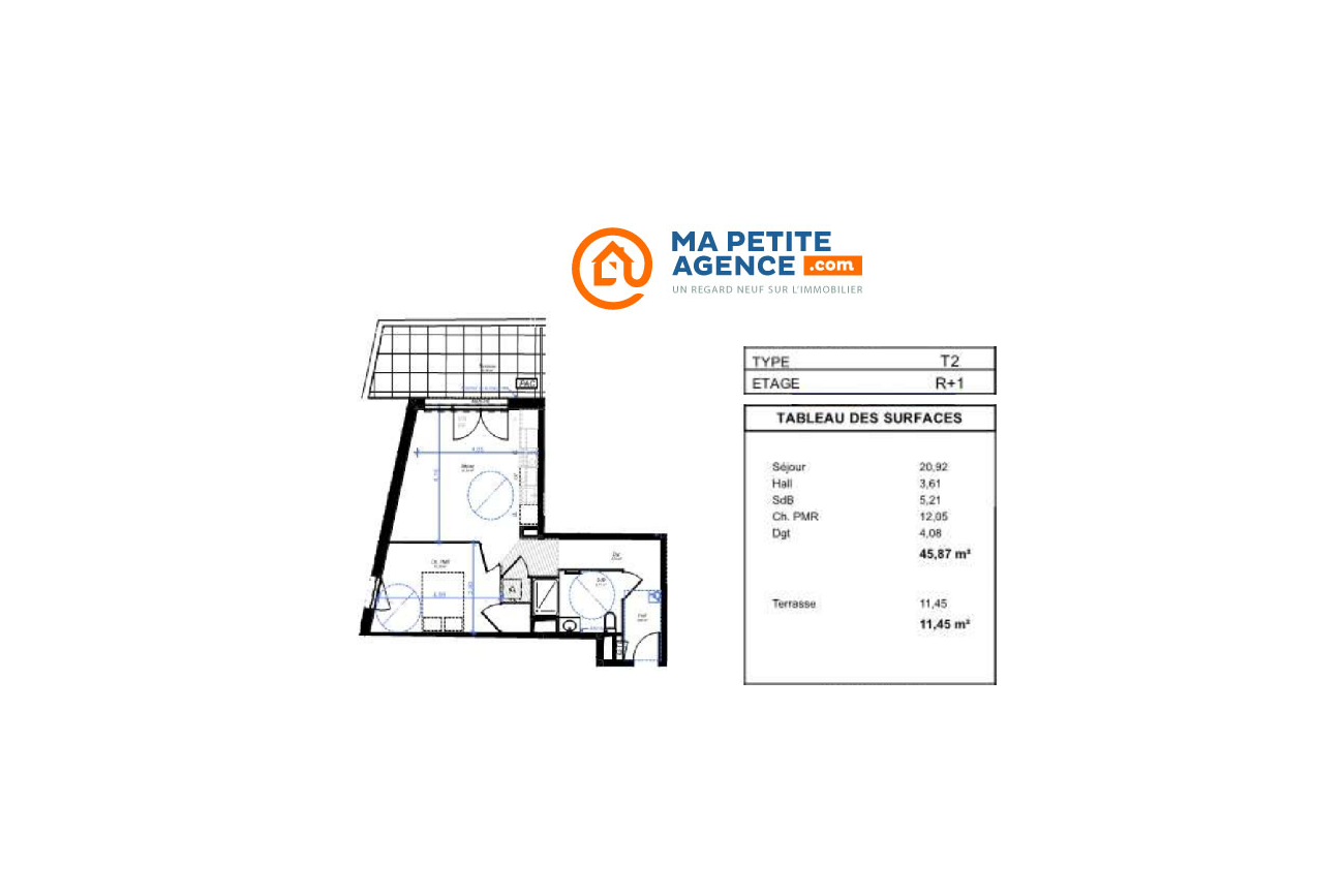 Appartement à vendre à Gardanne 45 m² 257 000 € | Ma Petite Agence