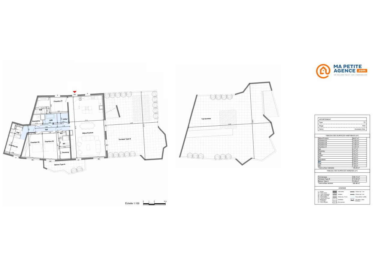 Appartement à vendre à Lattes 155 m² 1 100 000 &euro; | Ma Petite Agence