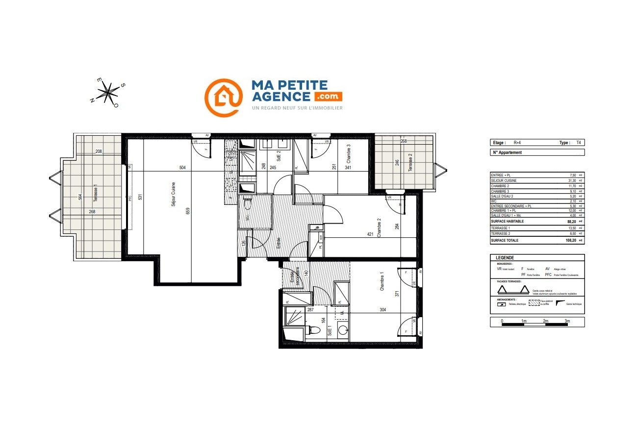 Appartement à vendre à CASTELNAU-le-LEZ 88 m² 415 000 € | Ma Petite Agence