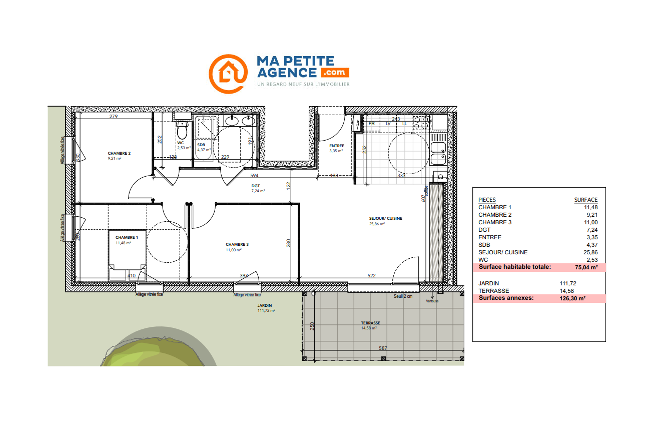 Appartement à vendre à BESANCON 75 m² 261 000 € | Ma Petite Agence