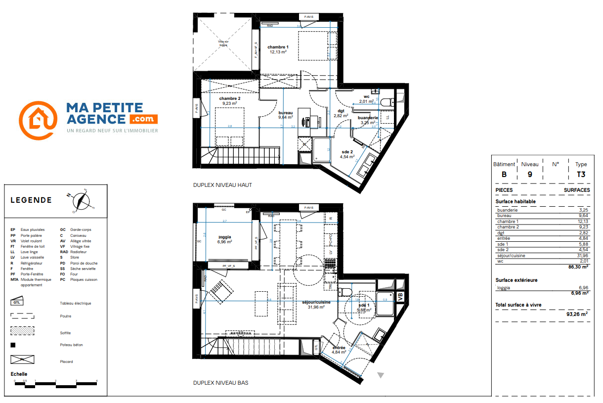 Appartement à vendre à Bordeaux 86 m² 316 168 € | Ma Petite Agence