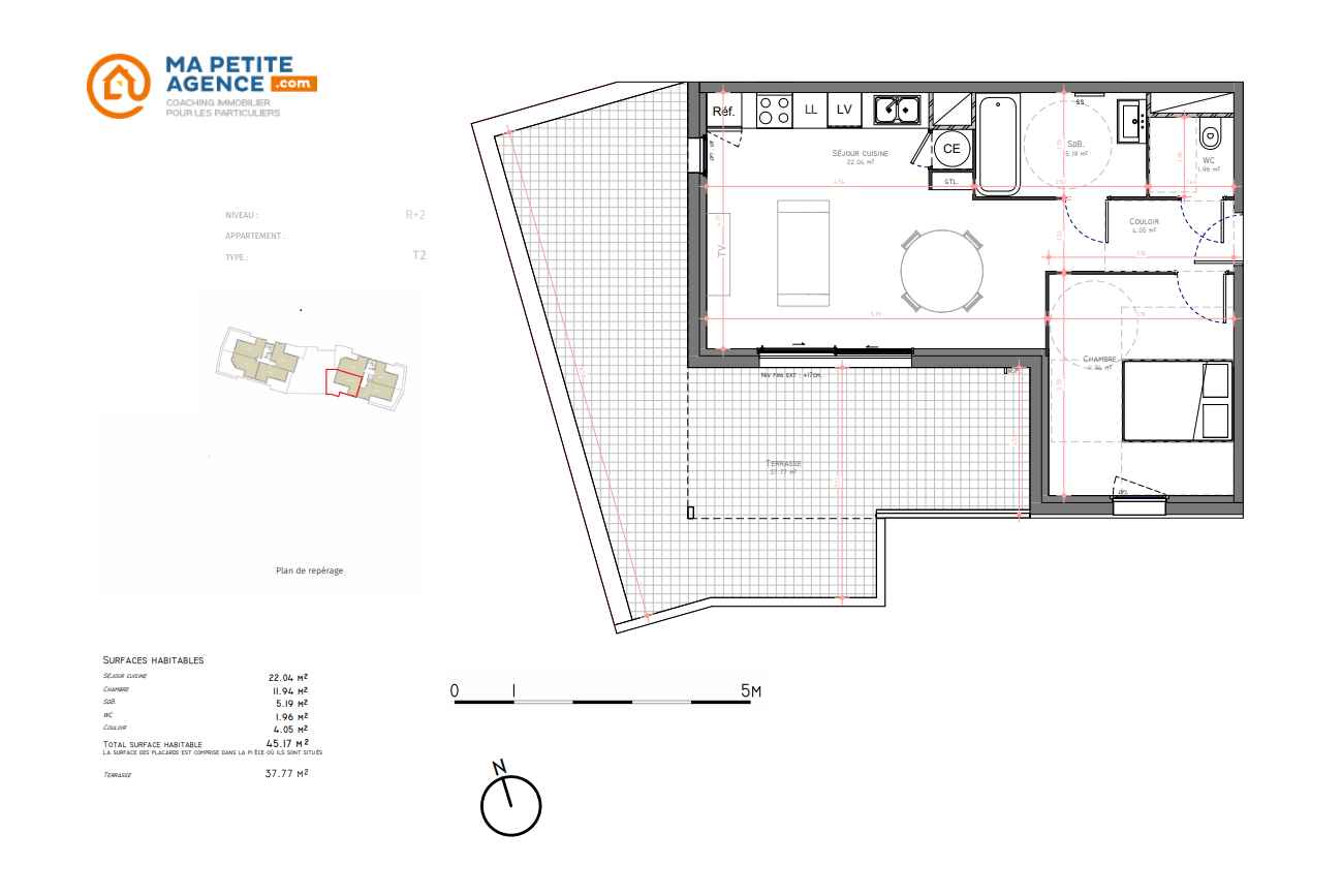 Appartement à vendre à Uzès 45 m² 200 900 € | Ma Petite Agence
