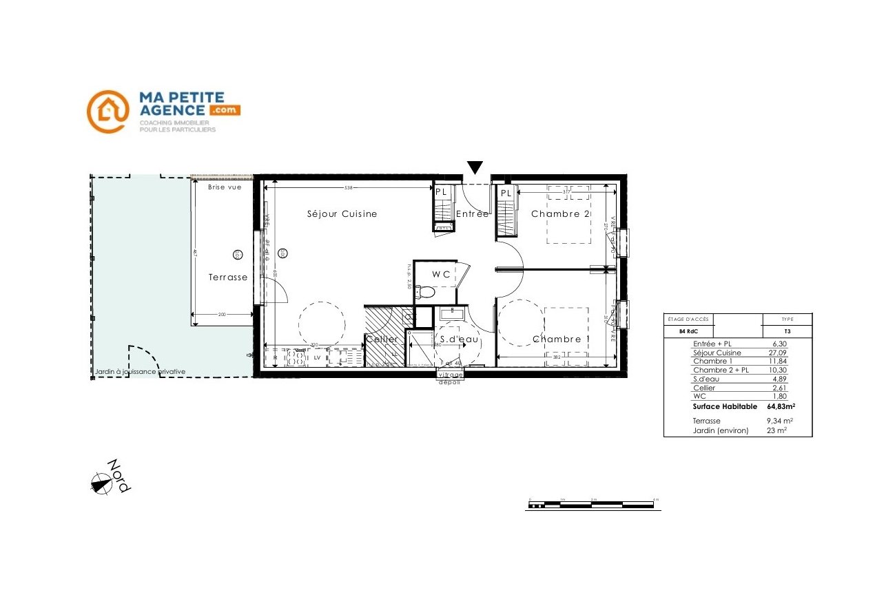 Appartement à vendre à Saint-Médard-en-Jalles 65 m² 298 000 &euro; | Ma Petite Agence