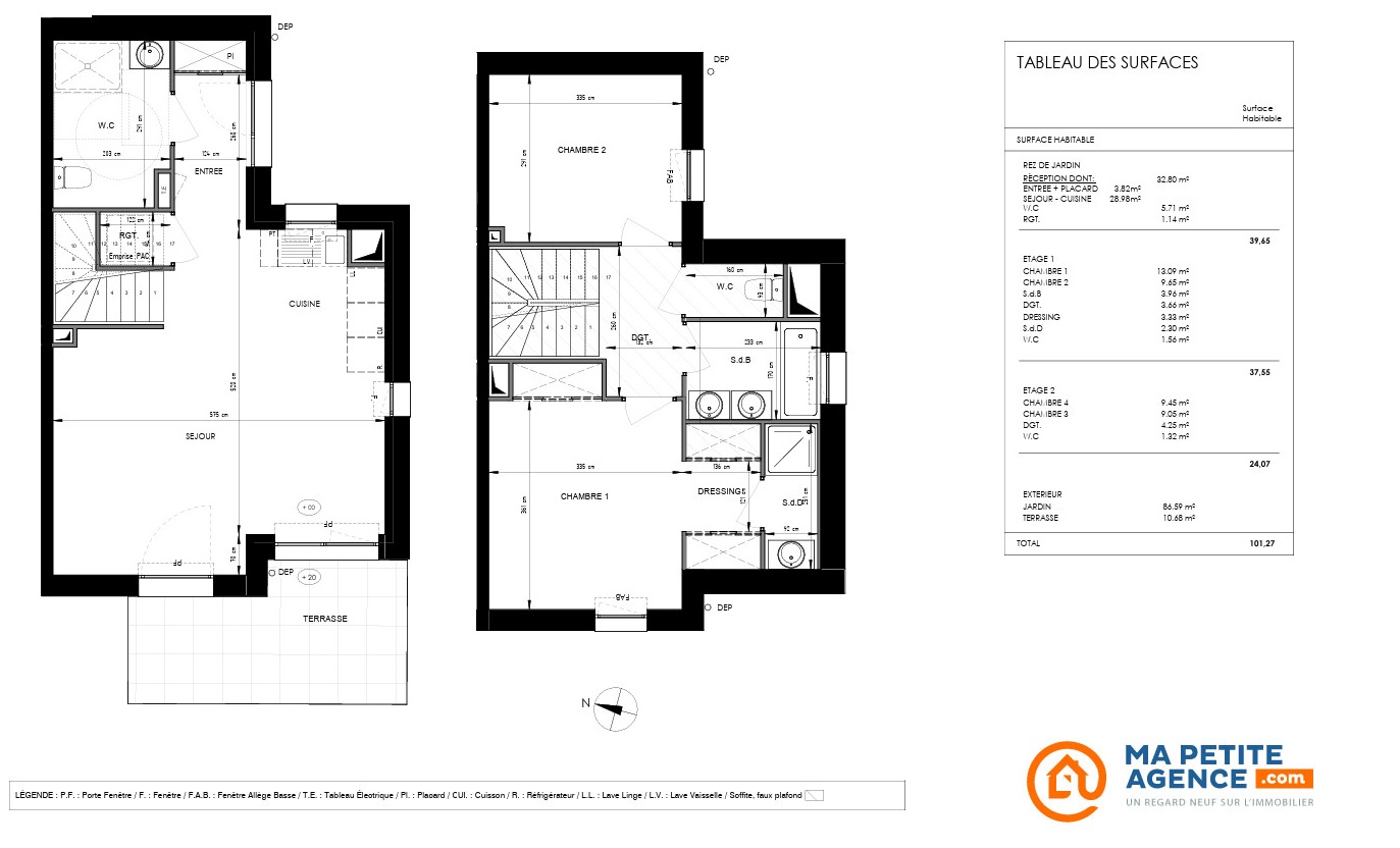 Maison à vendre à LENS 101 m² 263 750 &euro; | Ma Petite Agence