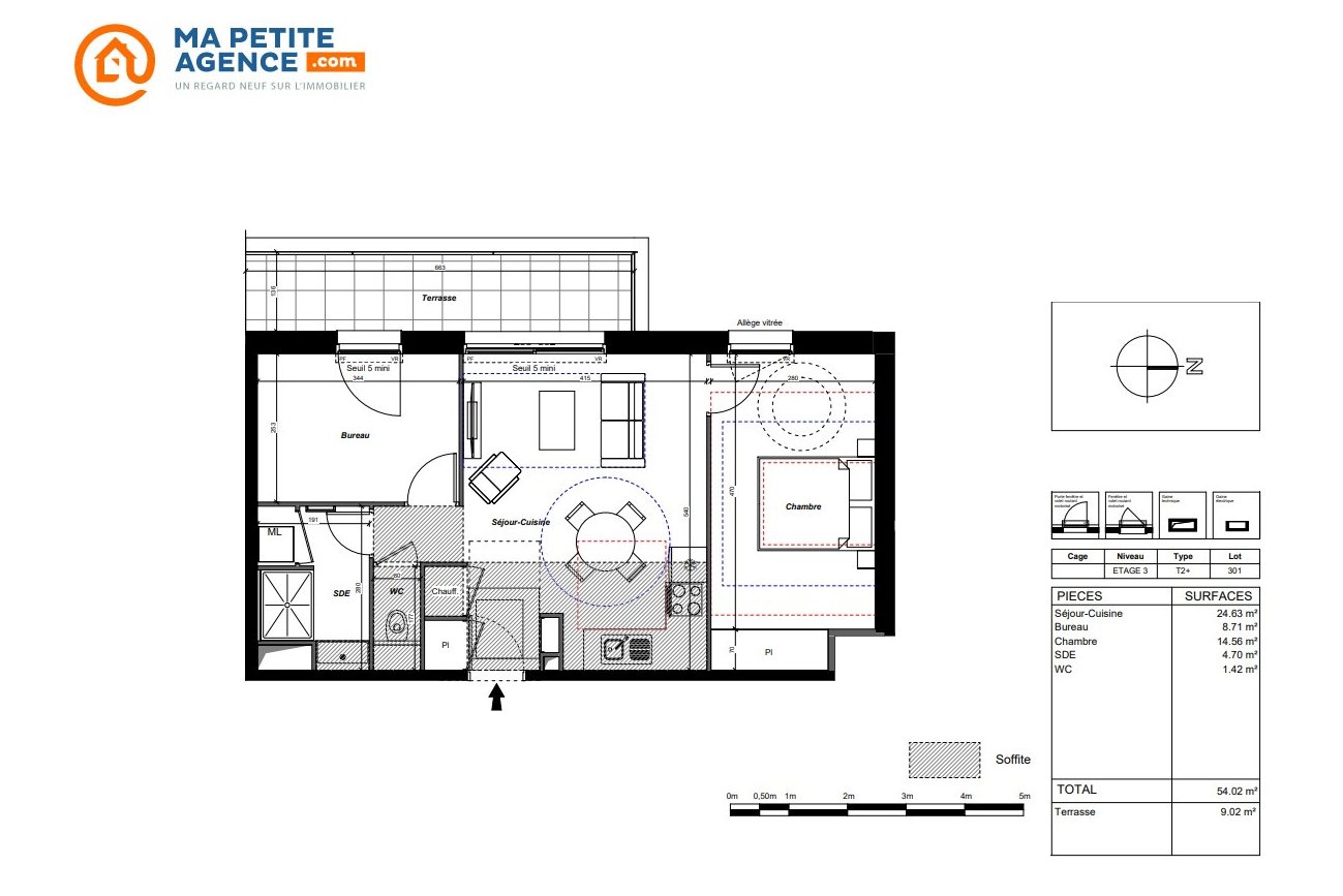 Appartement à vendre à Joué-lès-Tours 54 m² 239 000 € | Ma Petite Agence