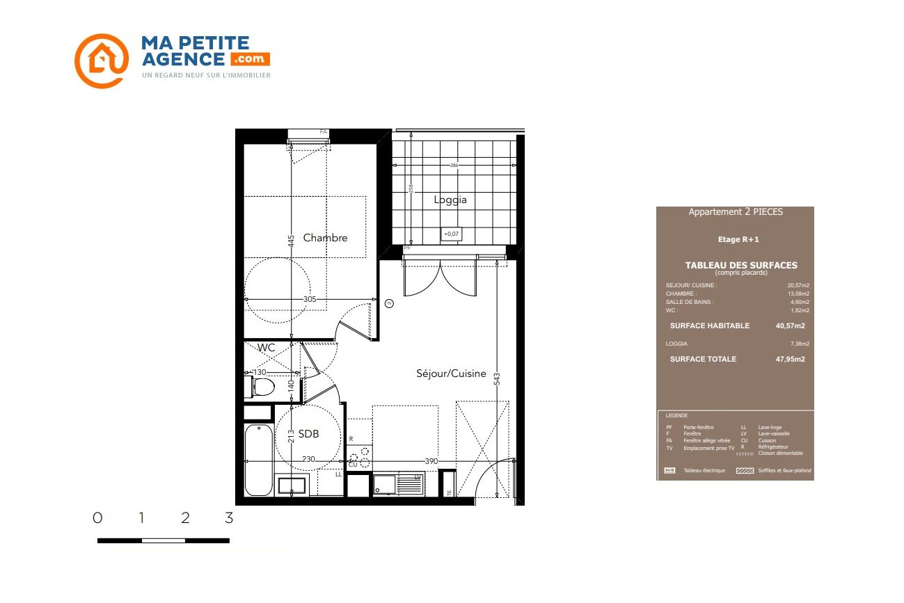 Appartement à vendre à Castelnau-le-Lez 41 m² 233 800 € | Ma Petite Agence