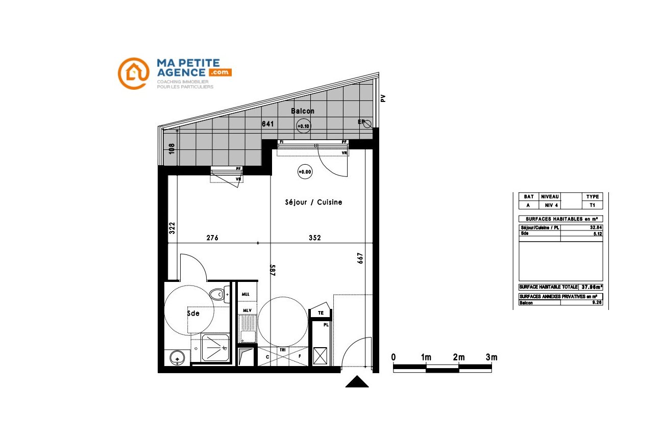 Appartement à vendre à Vitrolles 37 m² 199 000 € | Ma Petite Agence