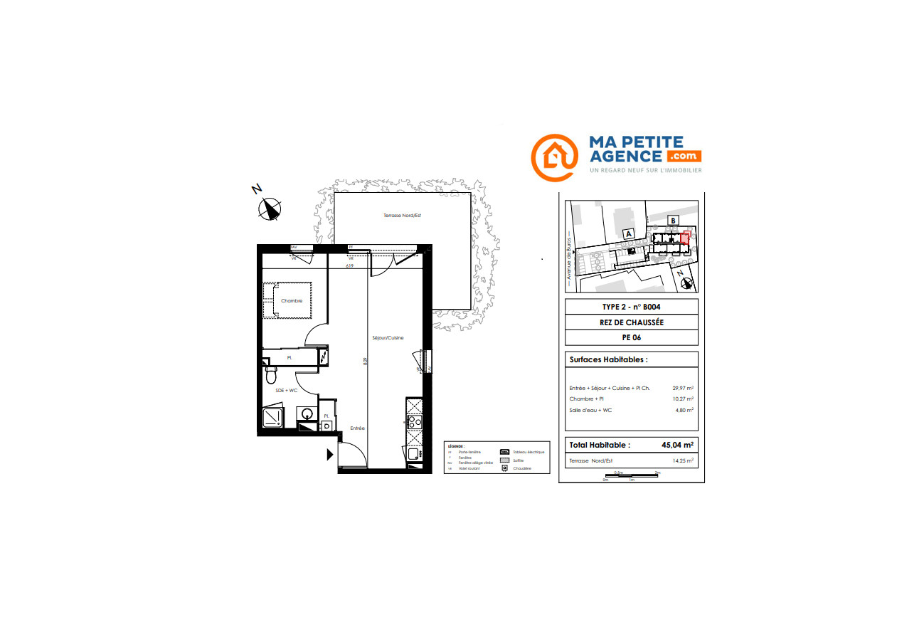 Appartement à vendre à Pau 45 m² 143 500 € | Ma Petite Agence