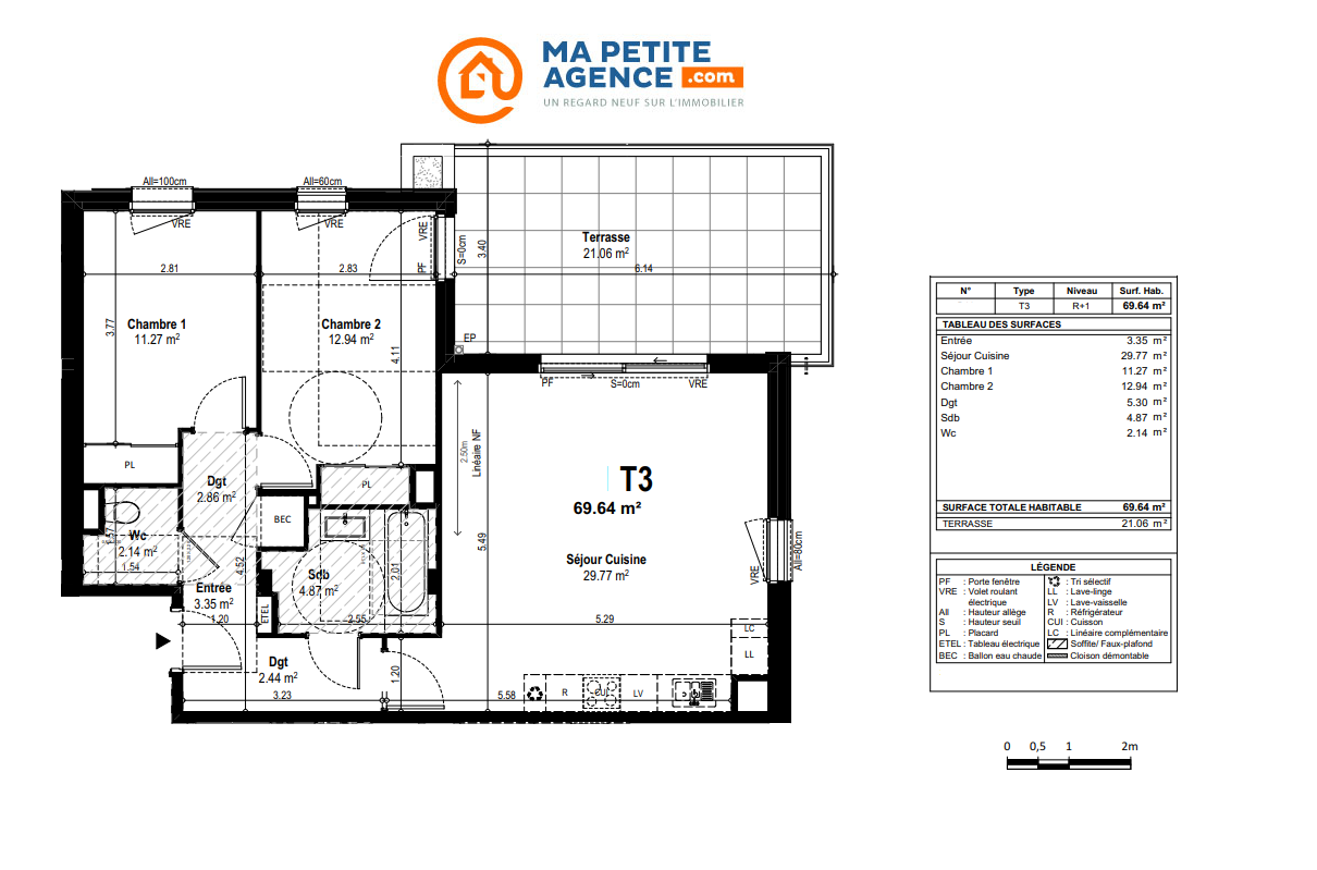 Appartement à vendre à Éguilles 70 m² 490 000 &euro; | Ma Petite Agence