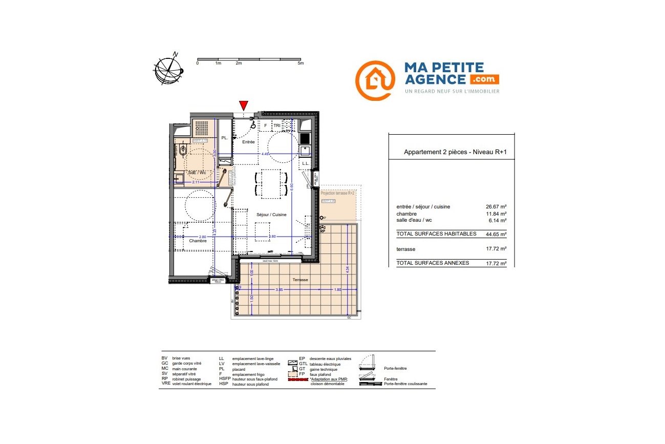 Appartement à vendre à MARSEILLE 08 44 m² 310 000 € | Ma Petite Agence