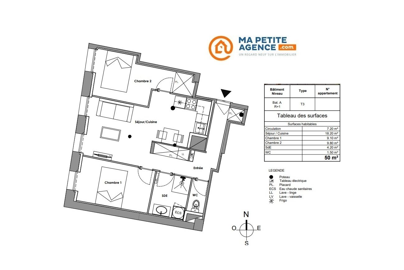 Appartement à vendre à Toulouse 50 m² 338 000 € | Ma Petite Agence