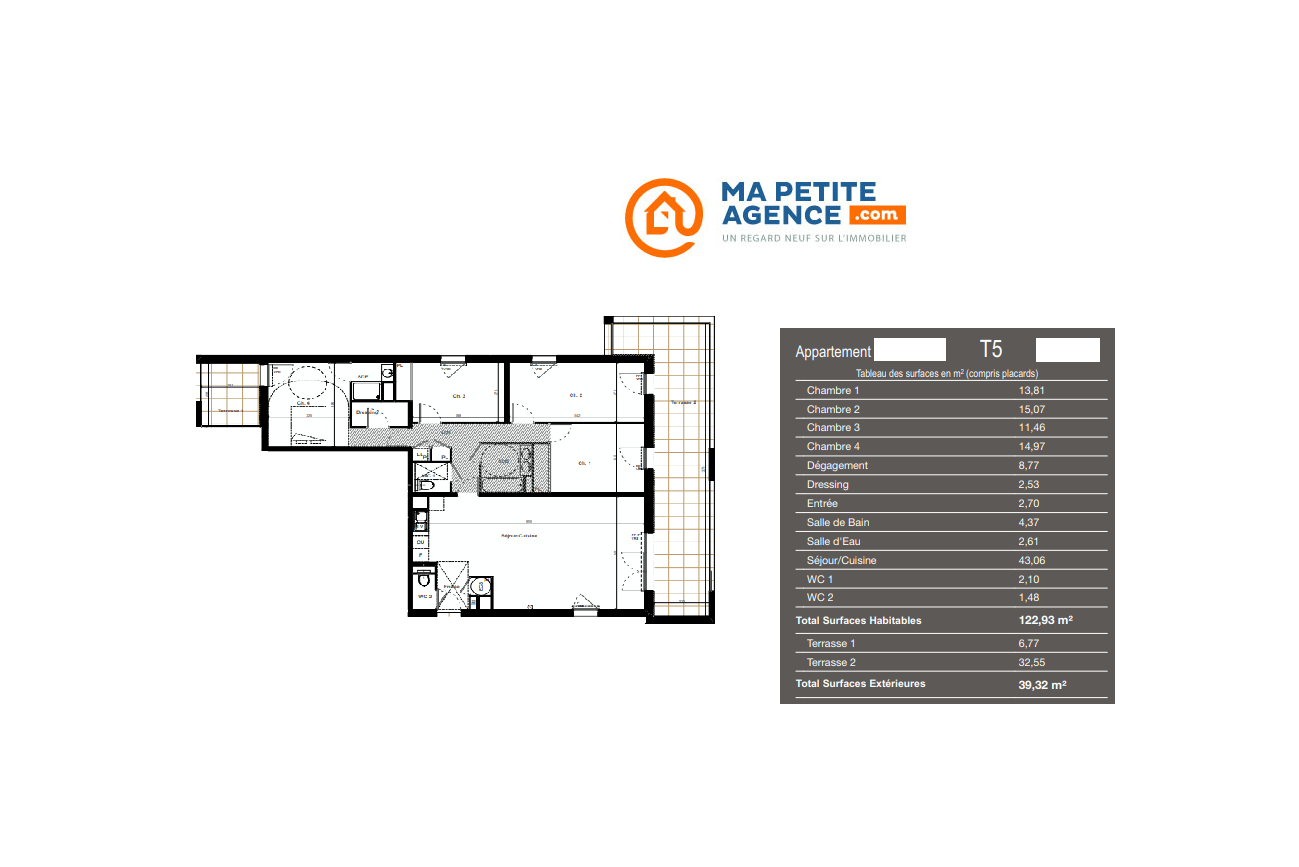 Appartement à vendre à Clapiers 123 m² 669 000 € | Ma Petite Agence