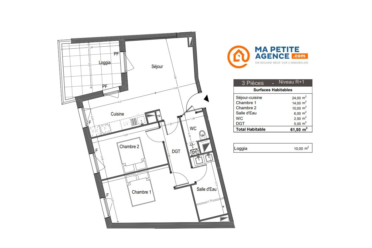 Appartement à vendre à Biarritz 62 m² 699 000 &euro; | Ma Petite Agence