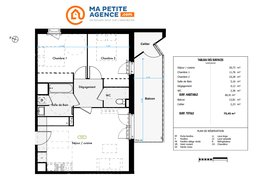 Appartement à vendre à Toulouse 62 m² 331 900 € | Ma Petite Agence