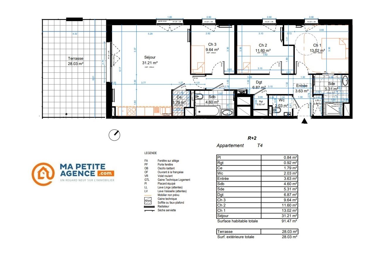 Appartement à vendre à Marcq-en-Barœul 91 m² 605 000 € | Ma Petite Agence