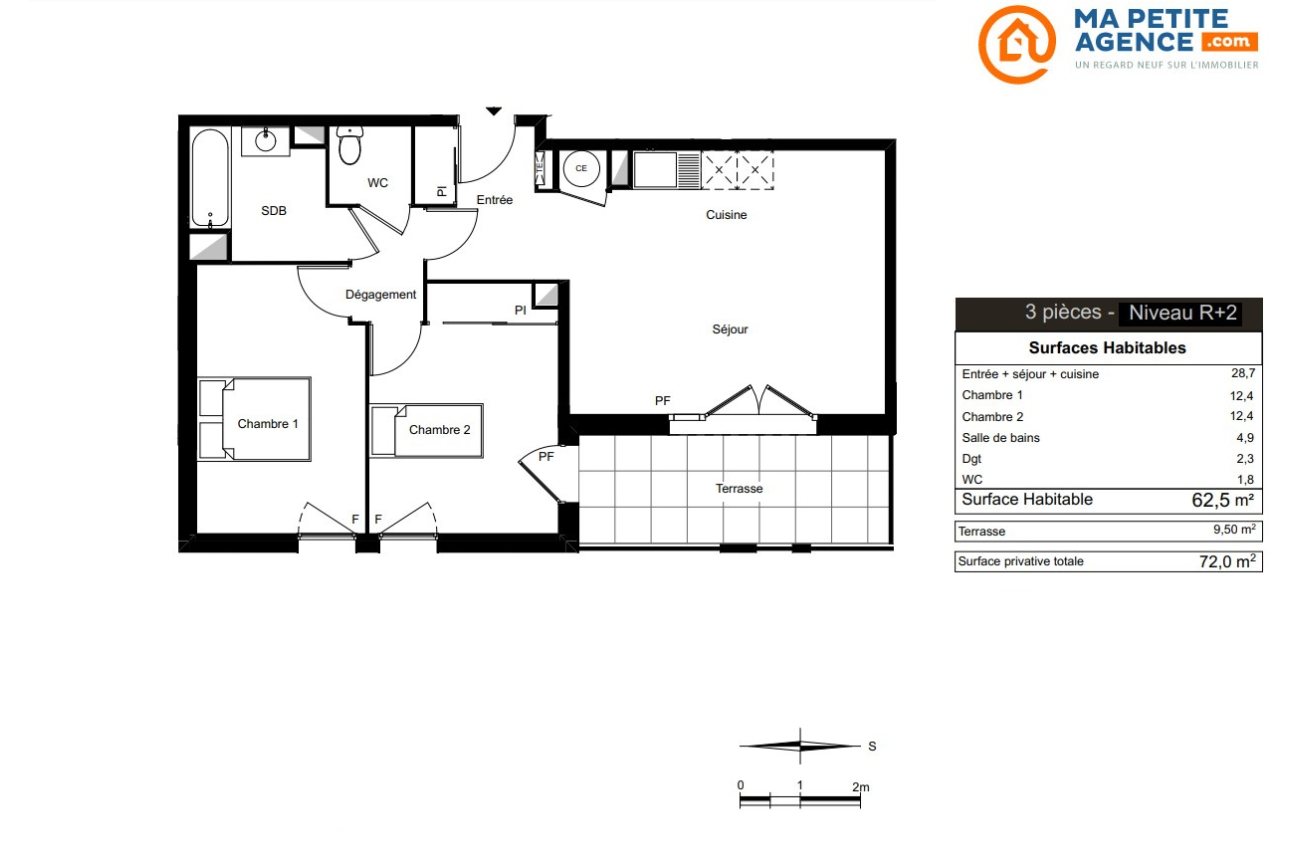 Appartement à vendre à Aubagne 62 m² 285 000 € | Ma Petite Agence