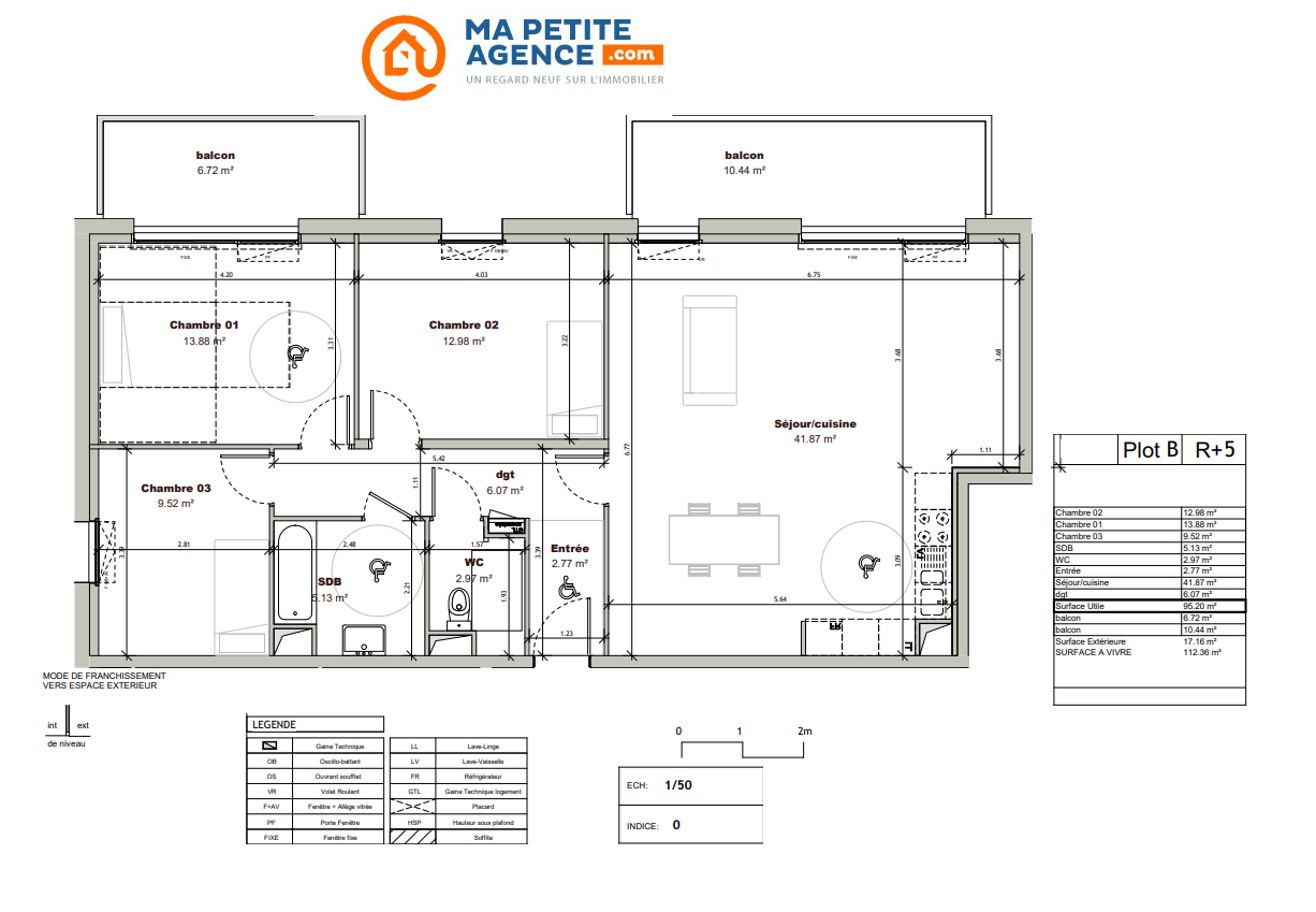 Appartement à vendre à Tourcoing 95 m² 298 917 &euro; | Ma Petite Agence