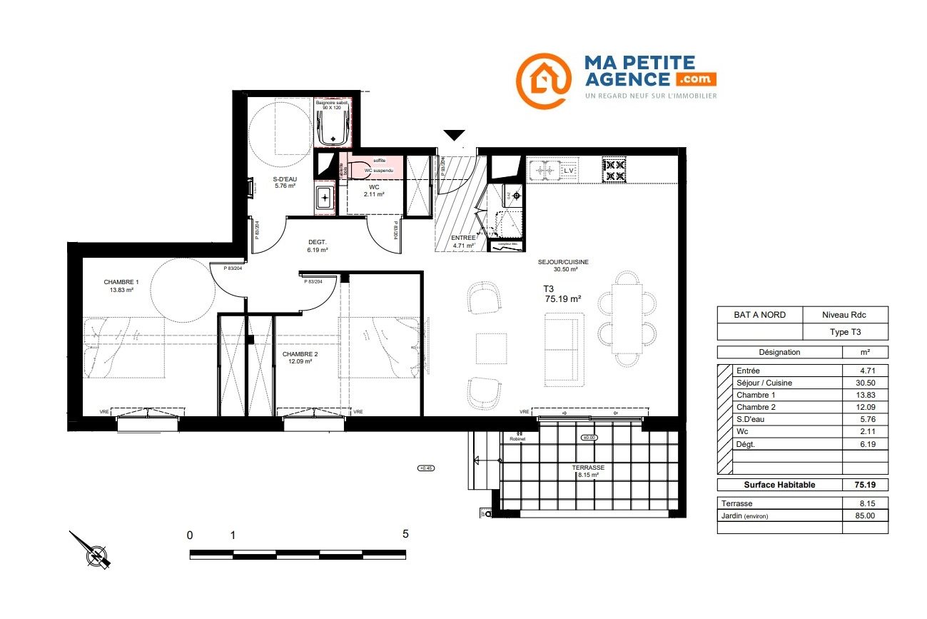 Appartement à vendre à Capbreton 75 m² 765 000 € | Ma Petite Agence