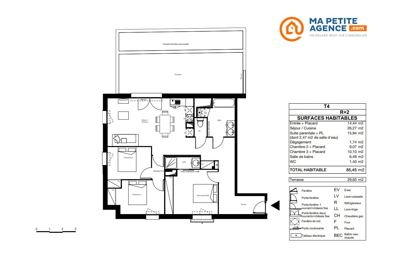 Appartement à vendre à Toulouse 85 m² 409 900 € | Ma Petite Agence