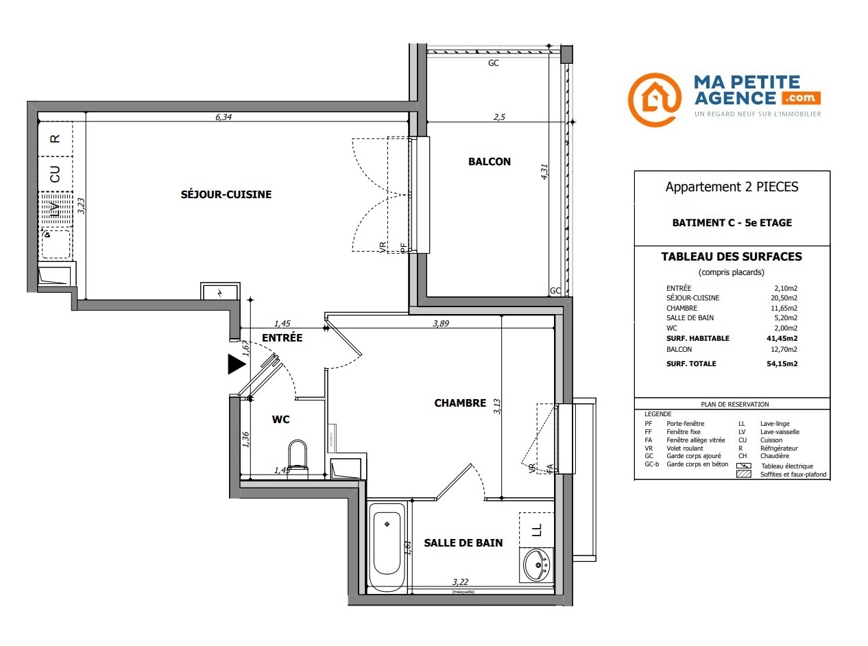 Appartement à vendre à MONTPELLIER 41 m² 218 209 € | Ma Petite Agence