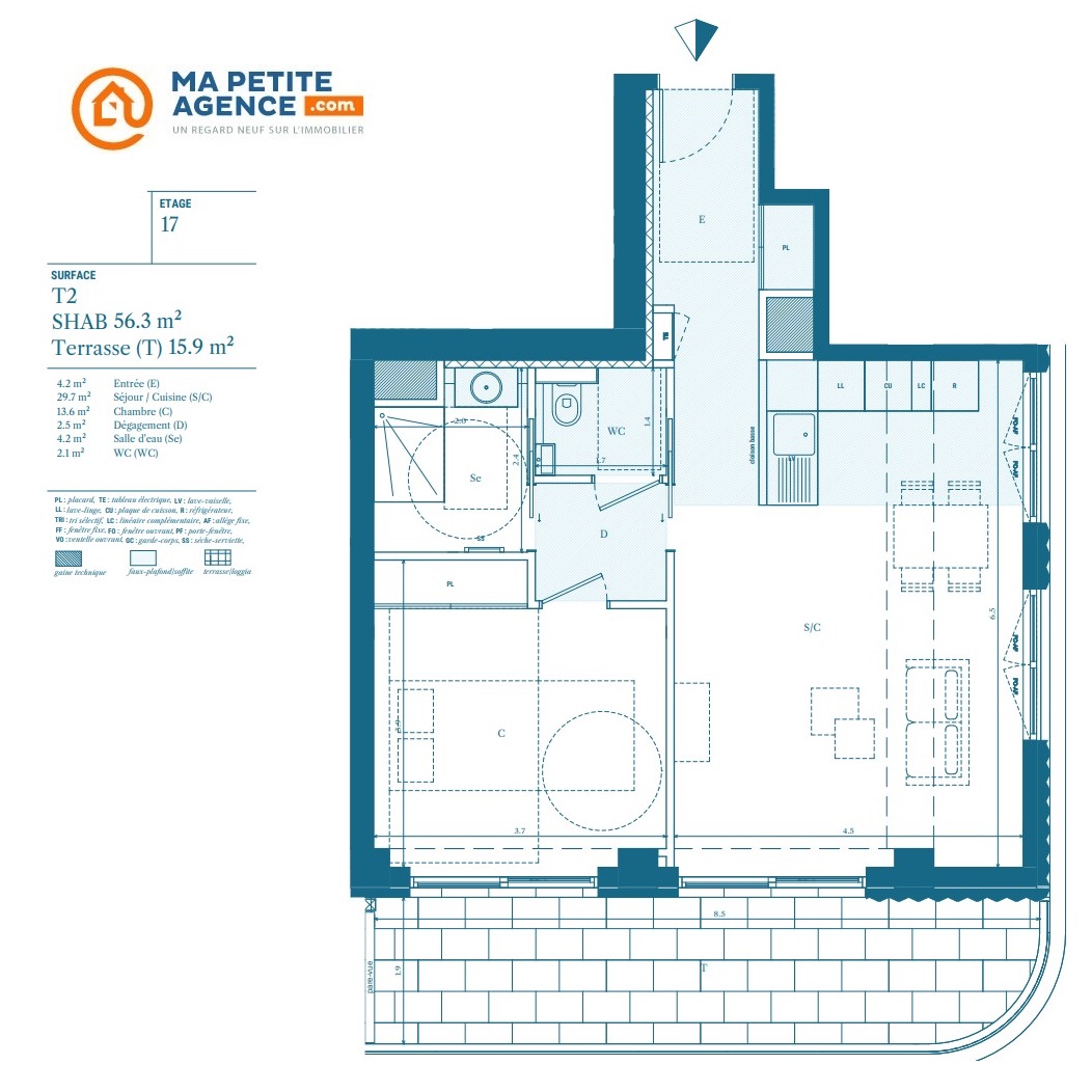 Appartement à vendre à Marseille 02 56 m² 630 000 &euro; | Ma Petite Agence