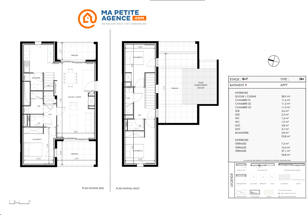 Appartement à vendre à Montpellier 94 m² 540 000 &euro; | Ma Petite Agence