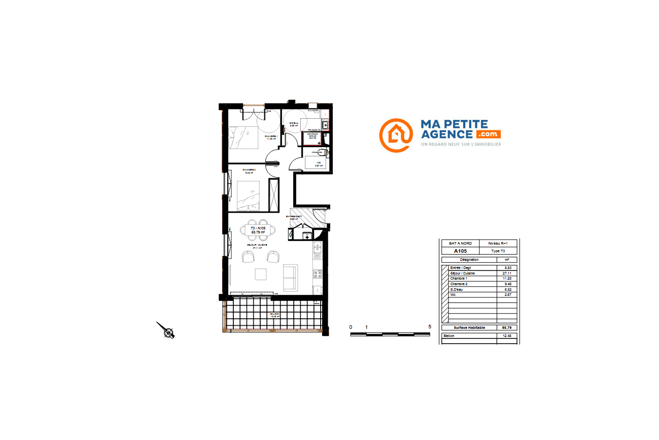 Appartement à vendre à Capbreton 66 m² 620 000 € | Ma Petite Agence