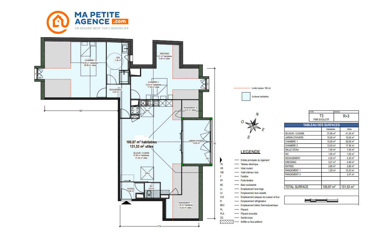 Appartement à vendre à Bayonne 95 m² 520 000 &euro; | Ma Petite Agence