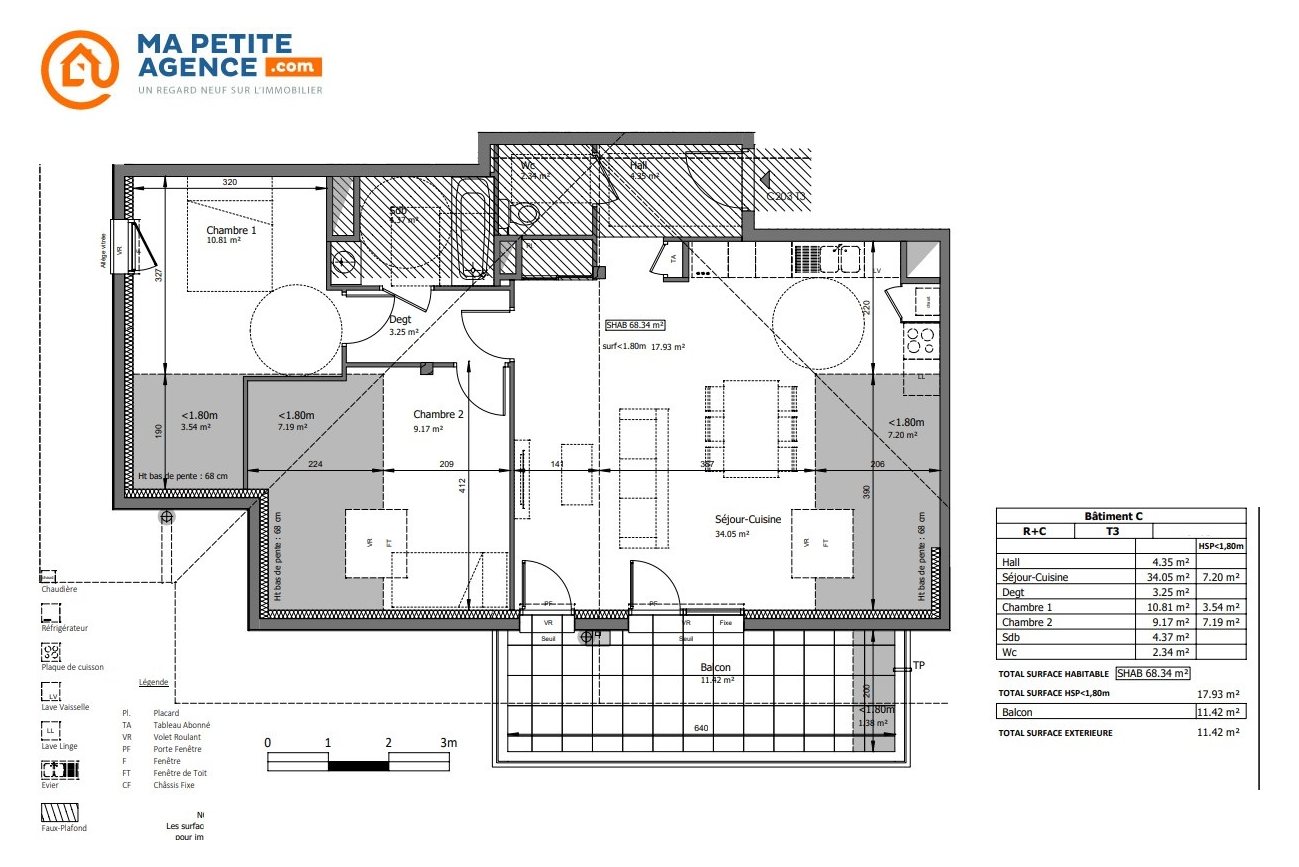Appartement à vendre à Sillingy 68 m² 366 000 € | Ma Petite Agence