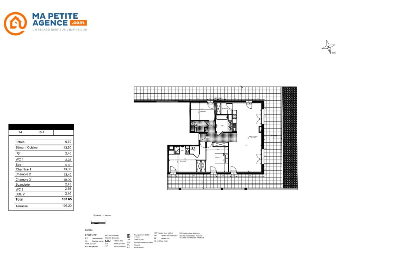 Appartement à vendre à Biscarrosse 104 m² 595 000 &euro; | Ma Petite Agence