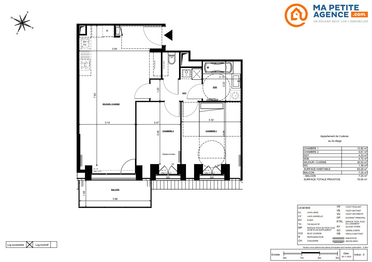 Appartement à vendre à TOURCOING 63 m² 228 145 &euro; | Ma Petite Agence