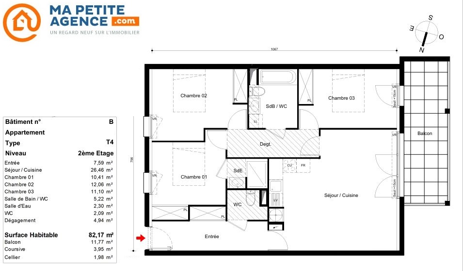 Appartement à vendre à Bayonne 82 m² 420 000 &euro; | Ma Petite Agence