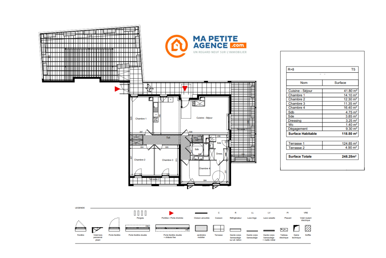 Appartement à vendre à Montpellier 119 m² 817 000 &euro; | Ma Petite Agence