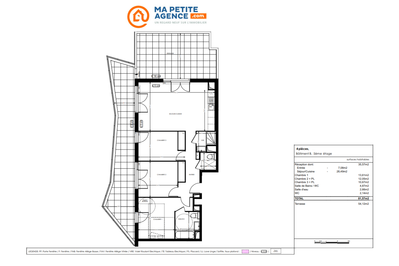 Appartement à vendre à MONTPELLIER 82 m² 373 646 &euro; | Ma Petite Agence