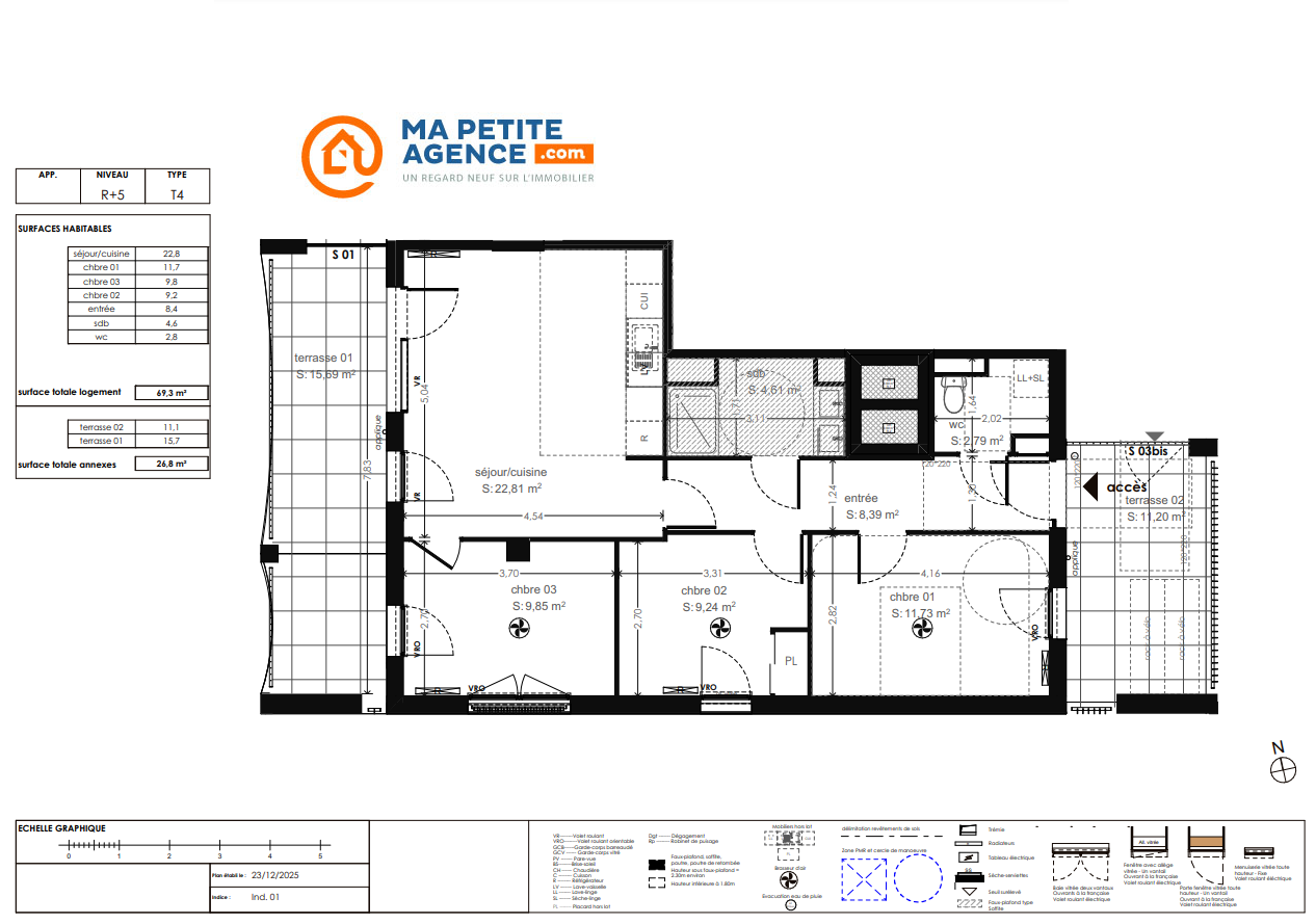 Appartement à vendre à Montpellier 69 m² 385 000 &euro; | Ma Petite Agence